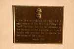 The Embassy Suites Charleston.  Citadel plaque