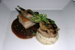 Peninsula Grill, today's special, Pork Belly and Quail