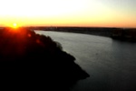 Sunrise over Savannah river